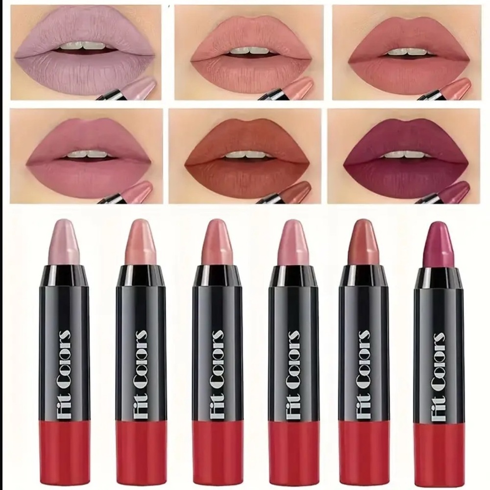 Matte Lipstick Set - Red, Pink, Brown Shades - Picture 6 of 13
